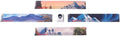 Officially Bob Ross Keycaps Panoramic Spacebars & Escape Key - Scenic