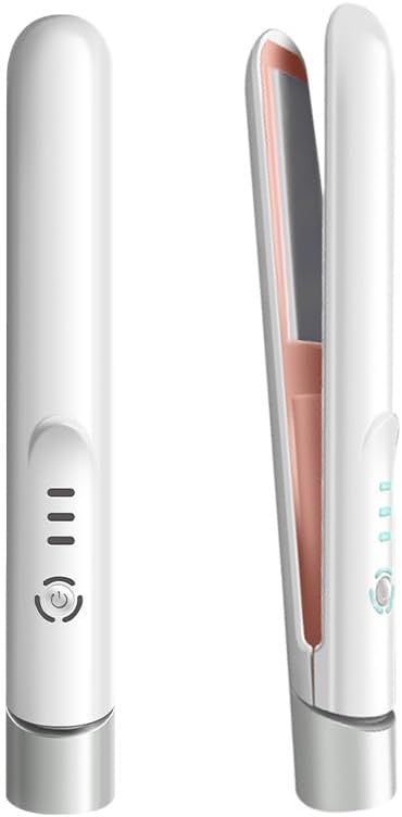 Cordless Hair Straightener and Curler 2 in 1 for Women