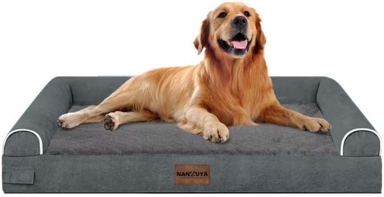 Large Dog Bed Orthopedic Washable for Big Dogs with Foam