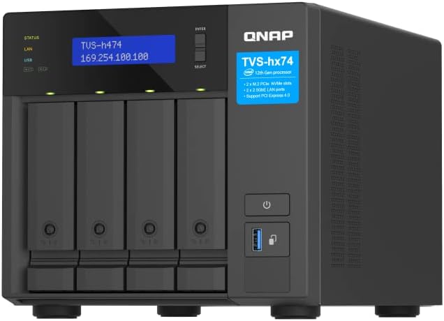QNAP TVS-h474-PT-8G-US 4 Bay High-Speed Desktop NAS Review