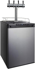 TWELVETAP Stainless Steel Kegerator - 4 Taps