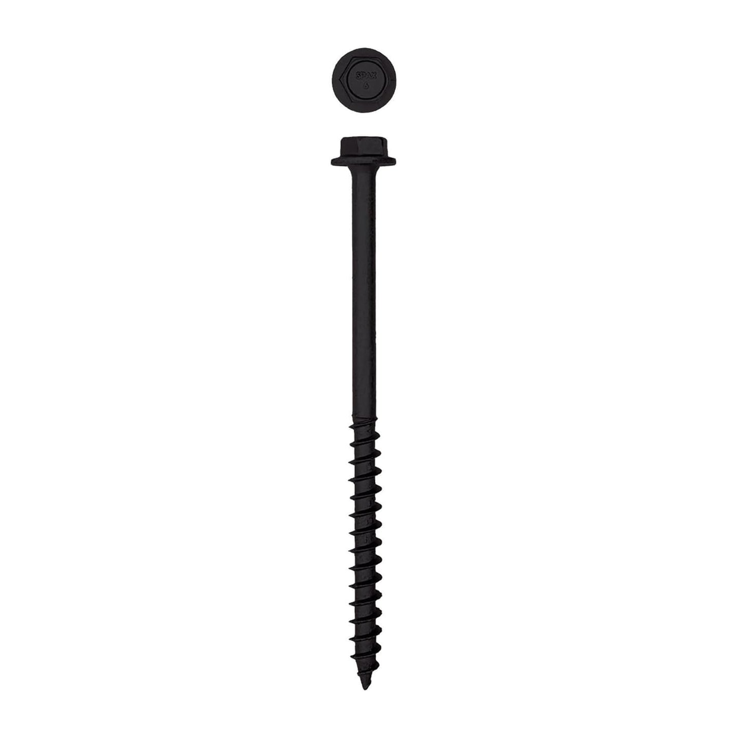 3/8 in x 6 in Exterior Hex Head Structural Wood Lag Screws