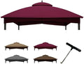 Coastshade Replacement Gazebo Canopy Top 10x12 - UV-Resistant Cover