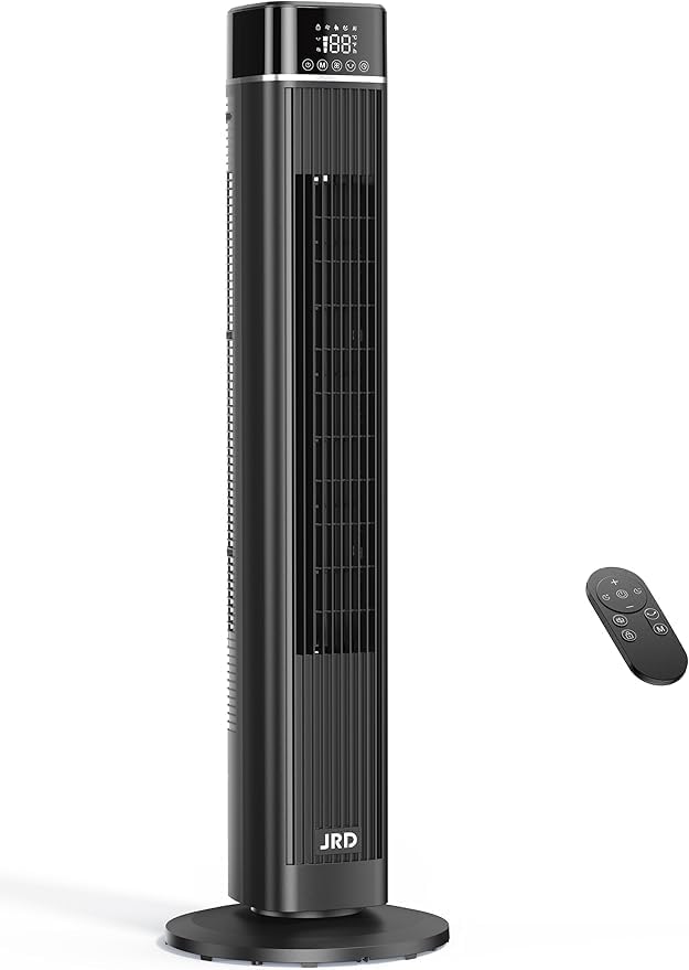 JRD Tower Fan: Whisper-Quiet 40'' Oscillating Power!