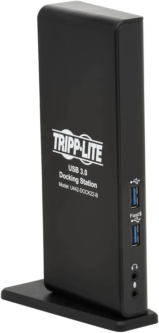 Tripp Lite Double Monitor Docking Station for USB-A and USB-C