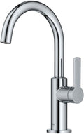 Kraus Oletto Single Handle Bar Faucet in Chrome - Compact High-Arc