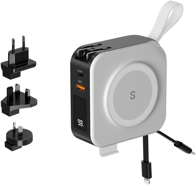 SnapWireless PowerPack Universal Charger - 5 in 1 MagSafe Ready