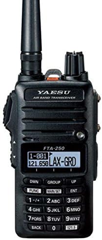 Yaesu FTA-250L Handheld VHF Airband Transceiver for Pilots
