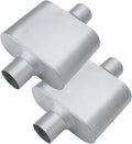2.5in Center Inlet/Outlet Single Chamber Muffler 13in Length