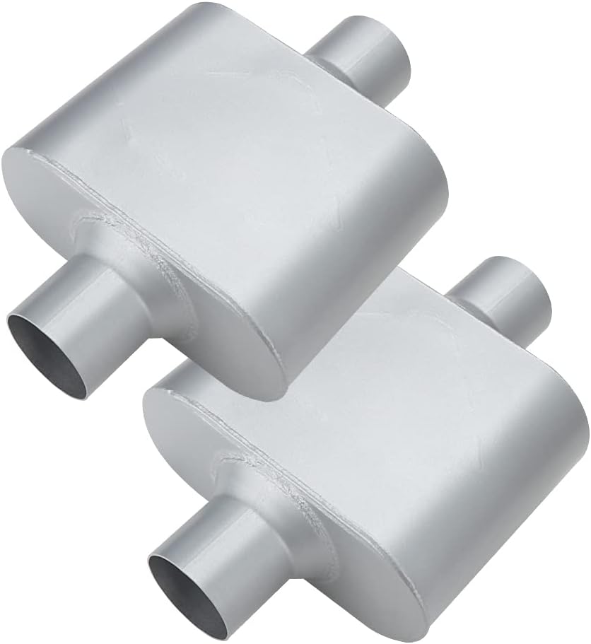 A-KARCK Single Chamber Muffler for Aggressive Exhaust Sound