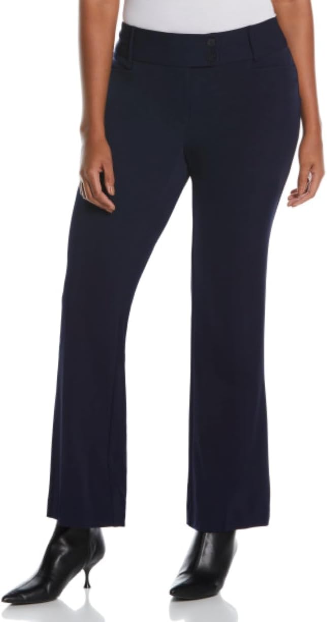 Rafaella Women's Curvy Fit Bootcut Dress Pants for All Occasions