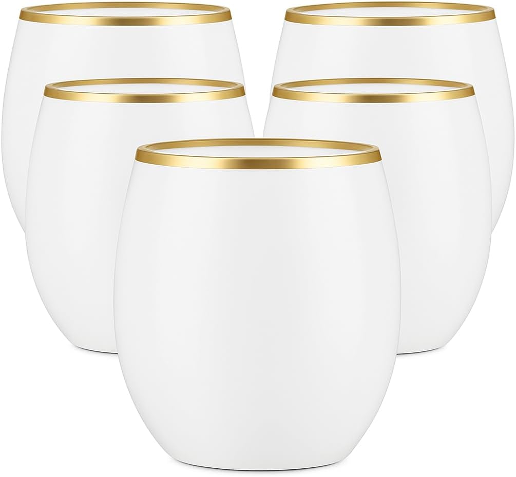 Unbreakable Stemless Plastic Wine Glasses for Every Occasion