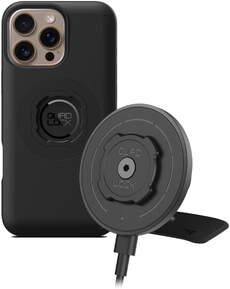 Quad Lock Dashboard Phone Holder Kit with MAG Wireless Charging