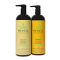 Hempz Original Herbal Shampoo & Conditioner Liters Duo Set - Hydrating