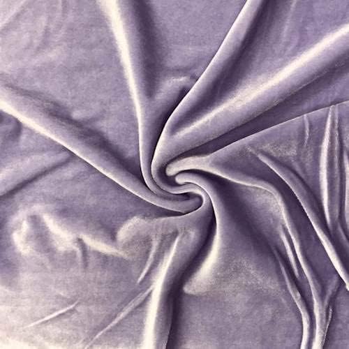 Stretch Velvet Fabric 58/60 in Wide for Crafting and Upholstery