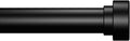 Adjustable Window Curtain Rod: 16-120 inches, Elegant Black Finish