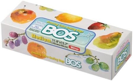 BOS Odor-Sealing Disposable Bags - Durable & Unscented (90ct)