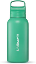 1L Cactus Green Insulated Water Filter Bottle - Travel