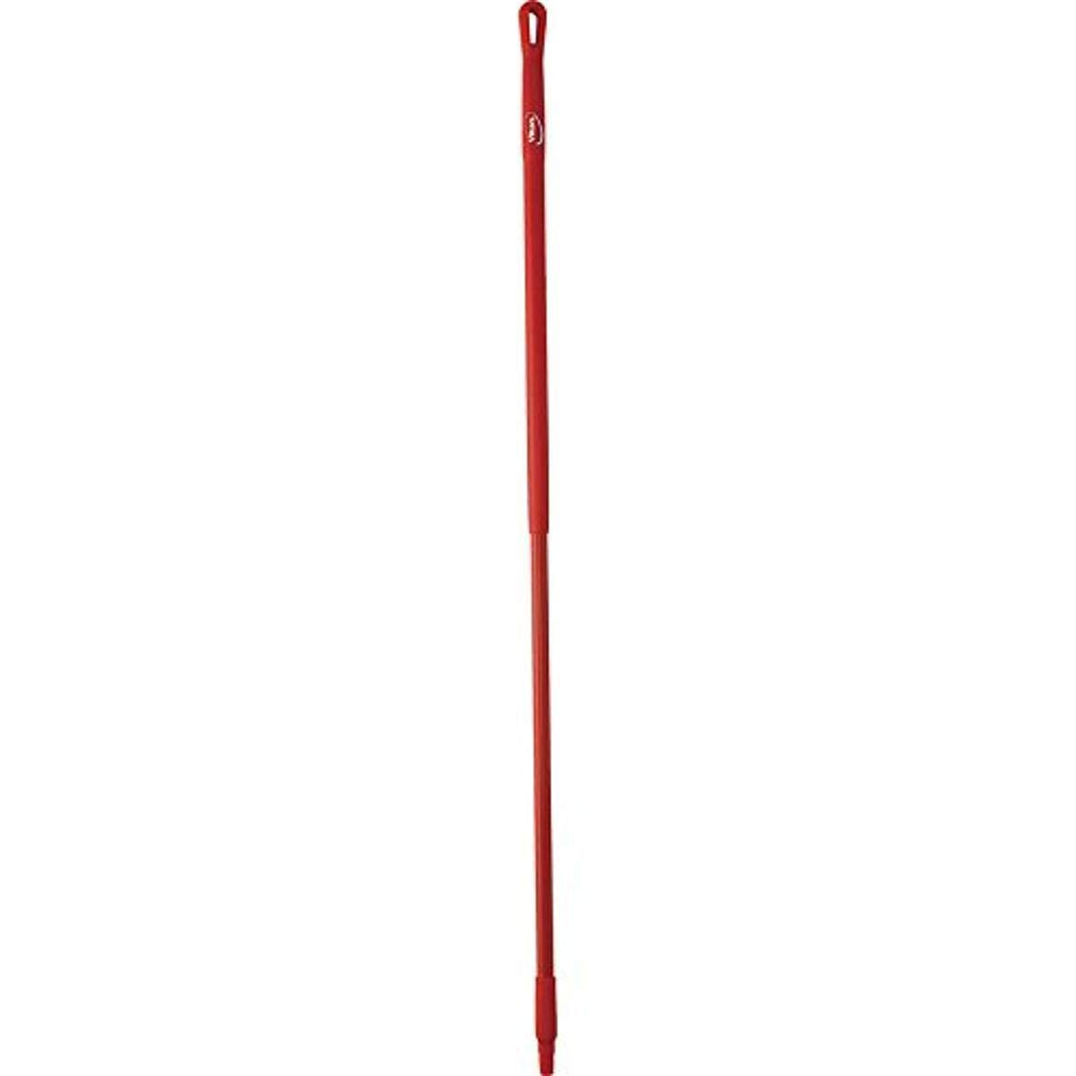 Vikan 29384 Handle, 59in, Red - Durable Polypropylene Design