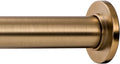 Ivilon Tension Curtain Rod 54 to 90 in - Warm Gold Elegance
