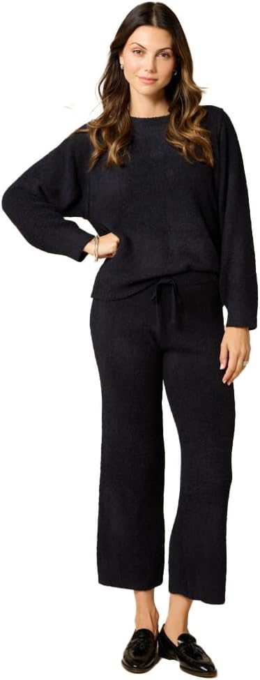 Softies Marshmallow Reverse Seam Crew Neck Lounge Set for Women