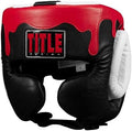 TITLE Boxing Gel Lava Leather Series Headgear - Durable Sparring