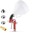 Air Hopper Spray Gun Drywall Painting Sprayer - 6 L Elbow Hopper