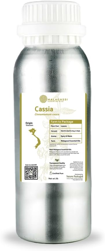 Cassia Essential Oil for Aromatherapy and DIY Projects - 15ml