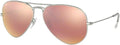 Ray-Ban RB3025 Metal Aviator Sunglasses + Eyewear Care Kit
