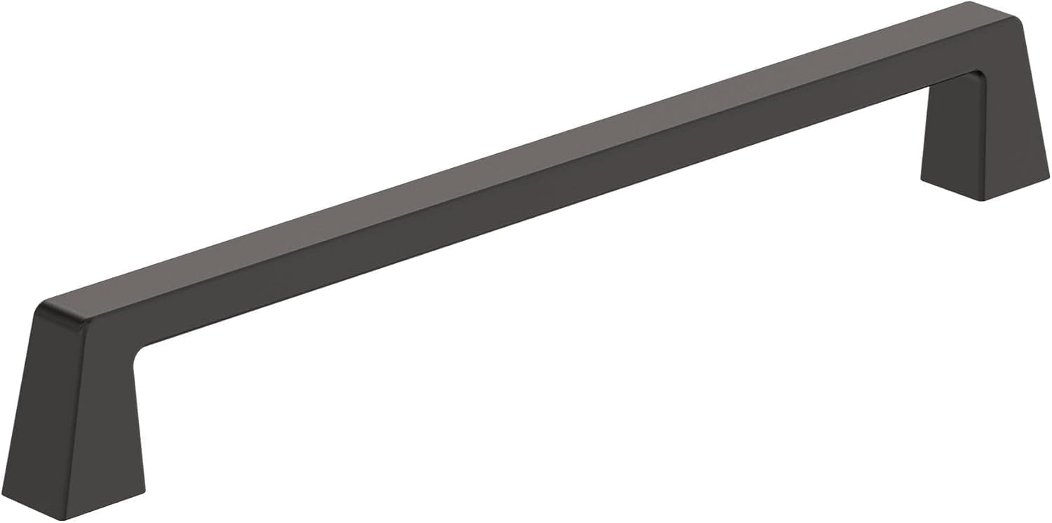 Black Bronze Cabinet Pull by Amerock - Stylish 8 in Handle