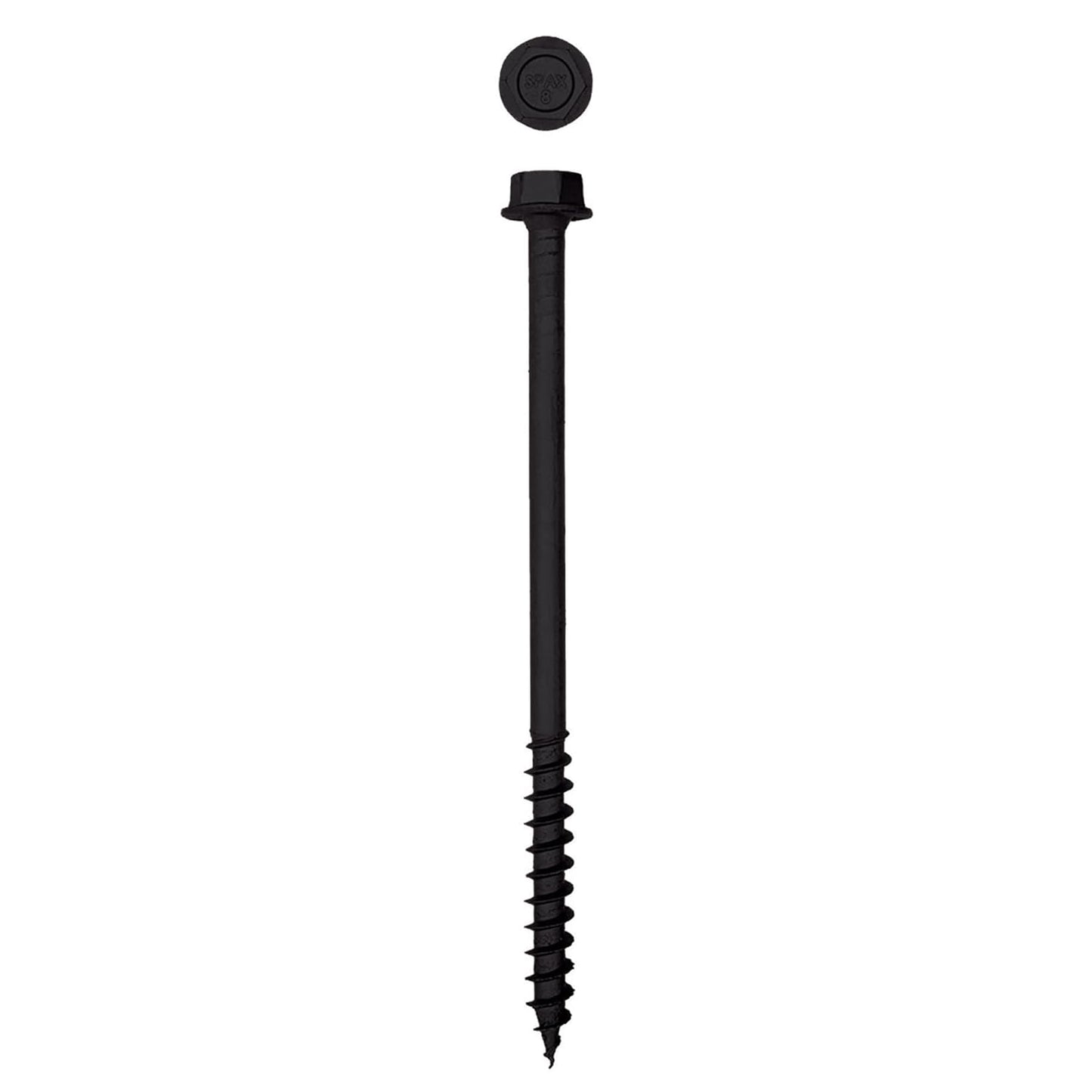 1/2 in x 8 in Exterior Hex Head Structural Wood Lag Screws