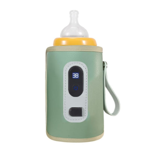 Portable LCD Baby Bottle Warmer, 5 Temp. Control, Green