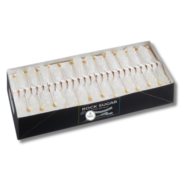 Barista Rock Candy Sugar Sticks - Perfect for Coffee & Tea