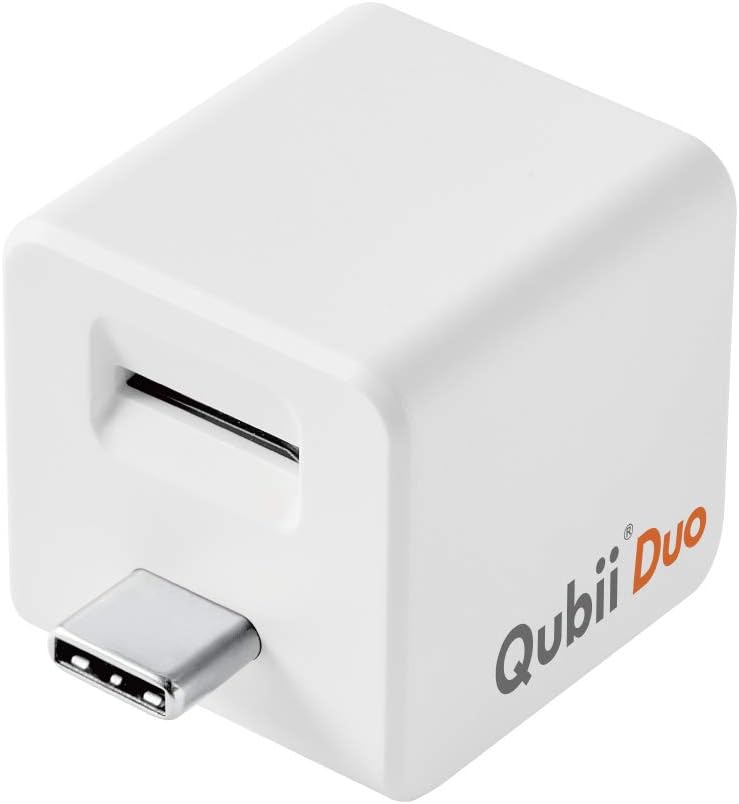 MAKTAR Qubii Duo USB-C Auto Photo Storage & iPhone Backup Device