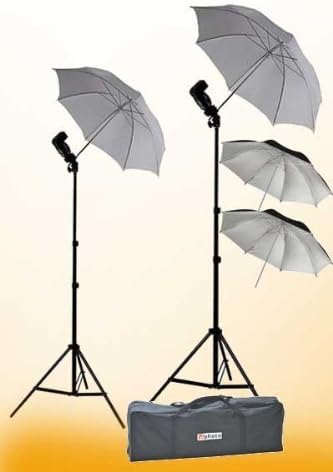 ePhoto Off Camera Flash Umbrella Kit with Stands and Adapters