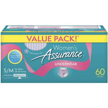 60 Ct Small/Medium Women's Absorbent Protective Underwear