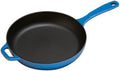 Lodge EC11S33 Enameled Cast Iron Skillet in Caribbean Blue