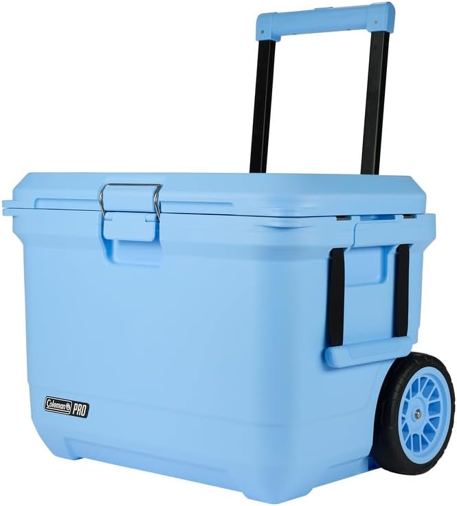 Coleman Pro Heavy-Duty 55qt Wheeled Cooler for Outdoor Adventures