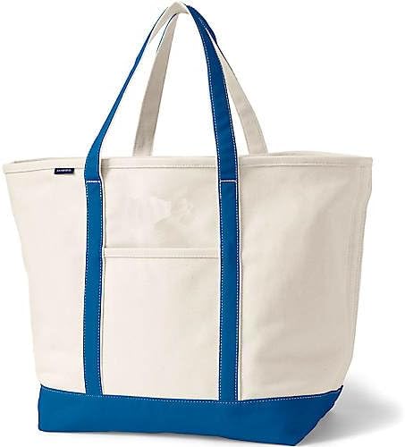 Durable Open Top Canvas Tote Bag for Everyday Use and Travel
