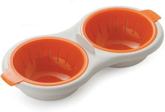AKOAK Double Drain Egg Poacher - Effortless Cooking