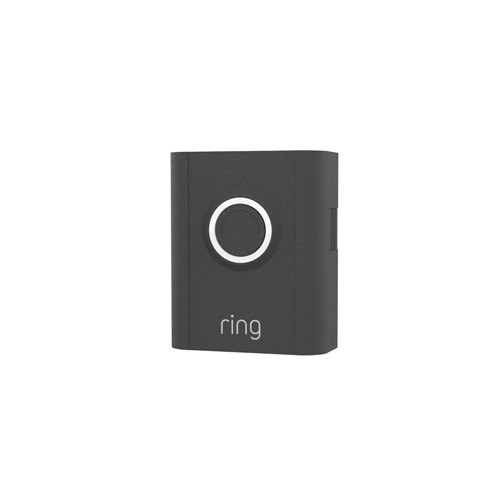 Ring Interchangeable Faceplate - Compatible with Multiple Doorbells - Galaxy Black