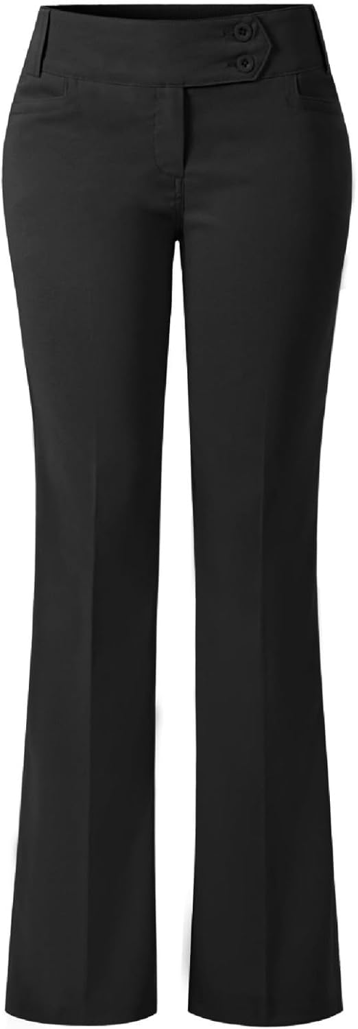 Ultra Stretch Comfy Bootcut Dress Pants for Women - Perfect Fit