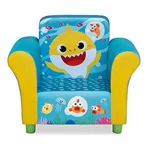 Delta Children Upholstered Chair for Baby Shark Fans