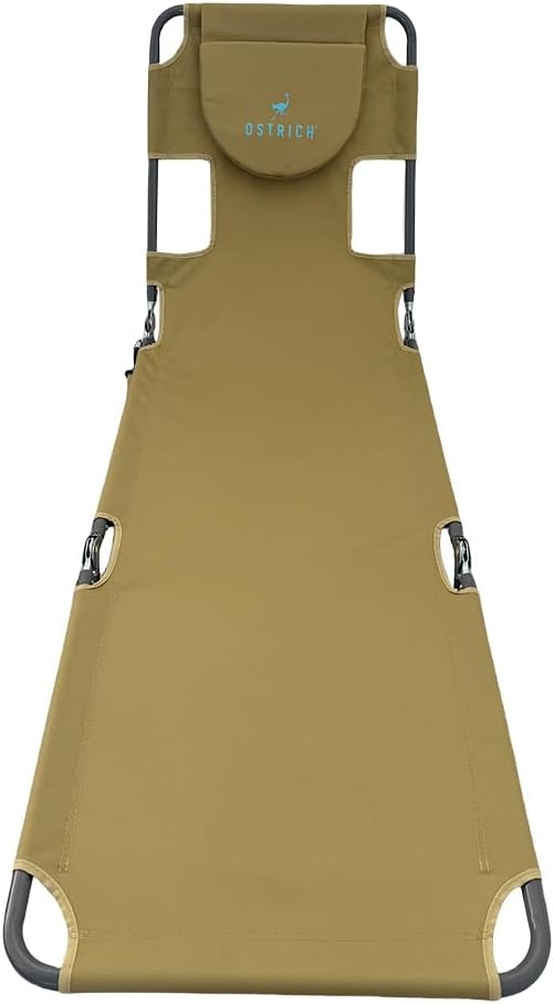 Ostrich Chair Chaise Lounger with Face Cavity and Arm Holes