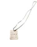 Gold Plated Bring Them Home Now Two Sides Tag Necklace - Solid Support