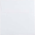JAM PAPER 5.5 x 5.5 Square Invitation Envelopes - White Bulk Box