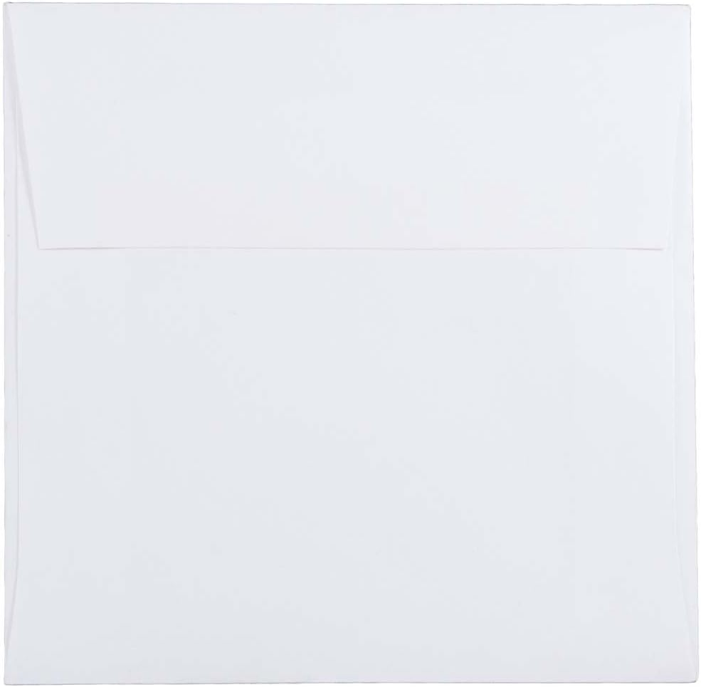 JAM PAPER 5.5 x 5.5 Square Invitation Envelopes - Bulk 250