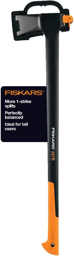 Fiskars X27 Super Splitting Axe for Efficient Wood Splitting