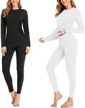 SIMIYA Thermal Underwear Set for Women - Fleece Lined Warm Base Layer