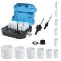 Bi-Metal Hole Saw Set 3/4in-2-1/2in - Durable, Fast Cutting